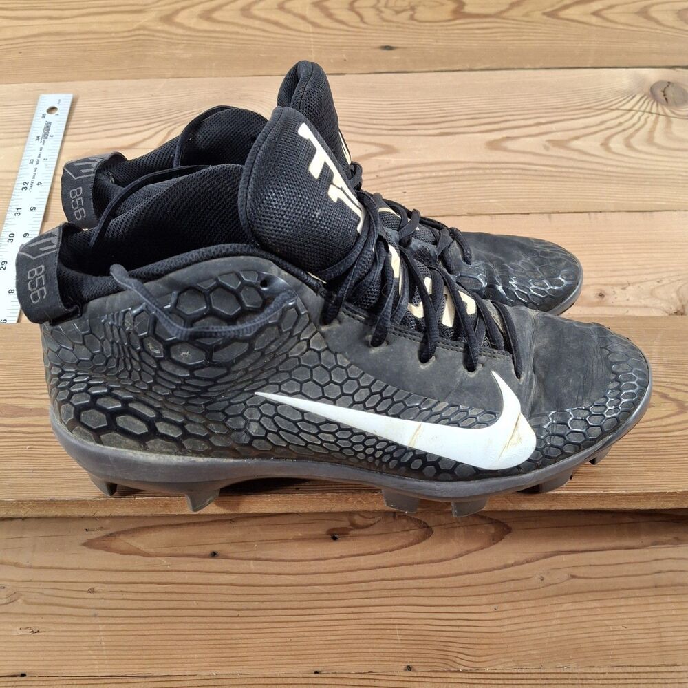 Nike Force Zoom Trout 5 Pro Baseball Cleats Black 10.5